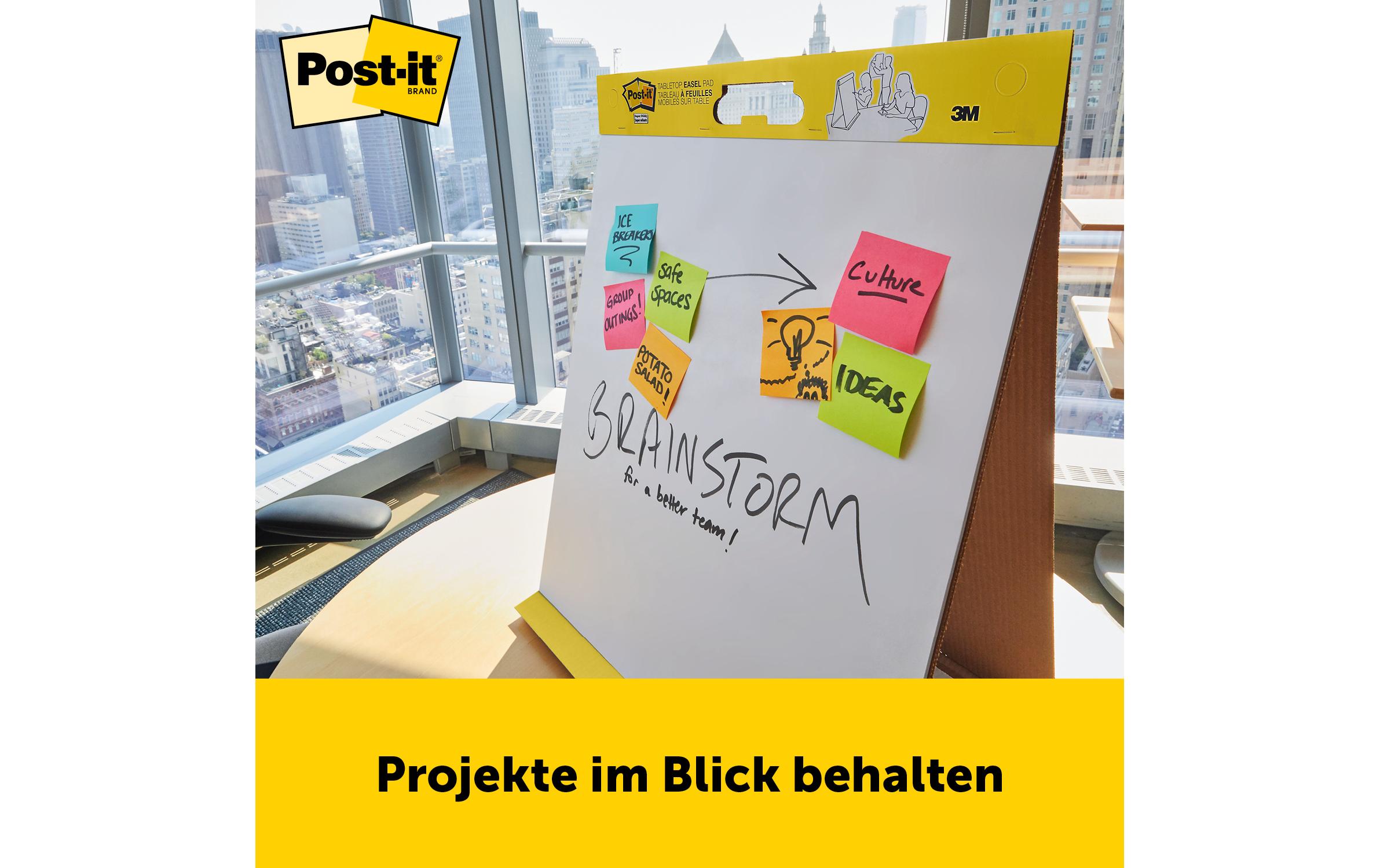 Post-it Flipchart Post-It Table Top Charts 50.8 x 58.4 cm 20 Blatt