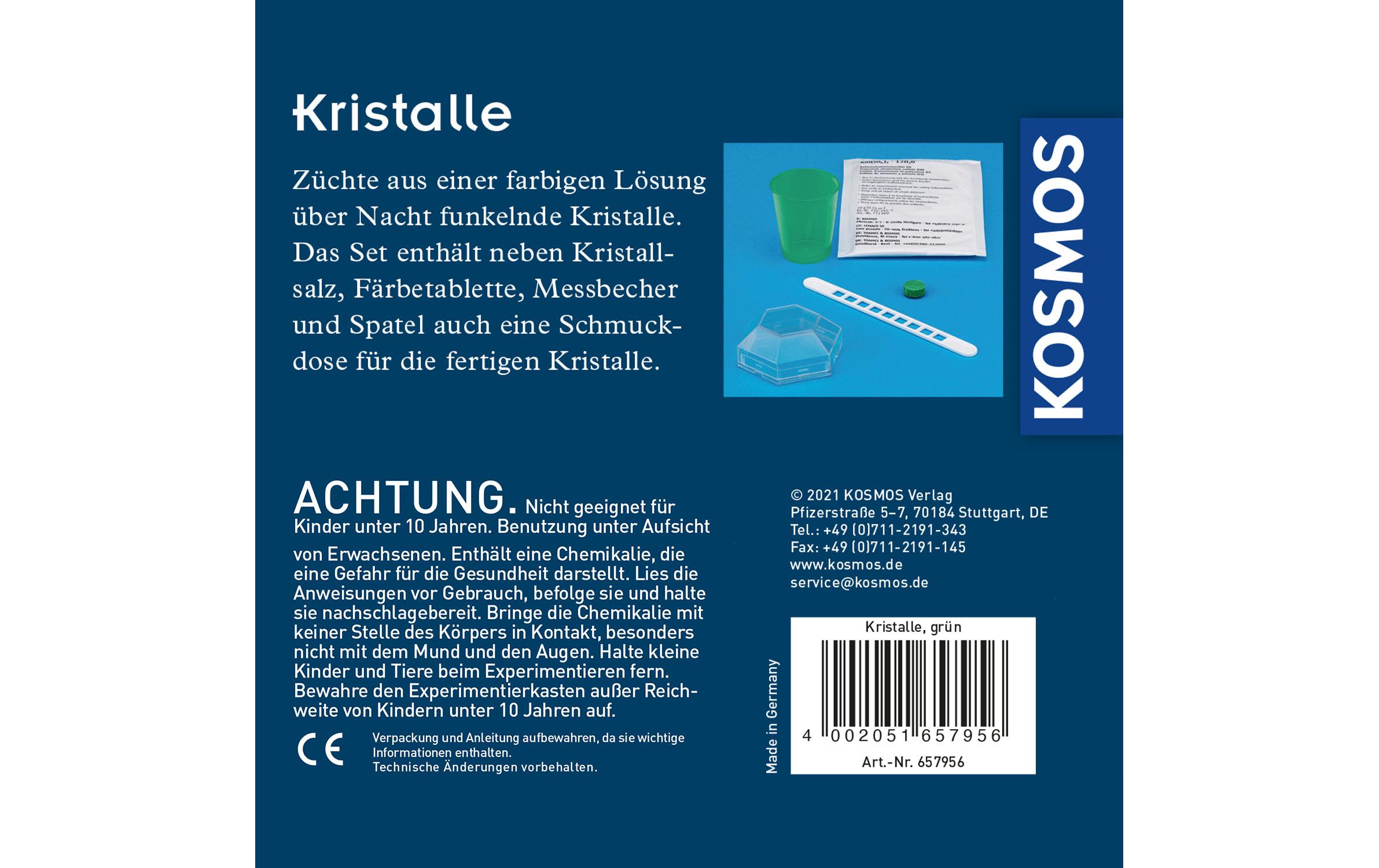 Kosmos Experimentierkasten Grüne Kristalle selbst züchten