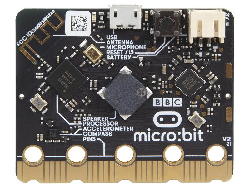 BBC micro:bit Entwicklerboard micro:bit V2.2 Single