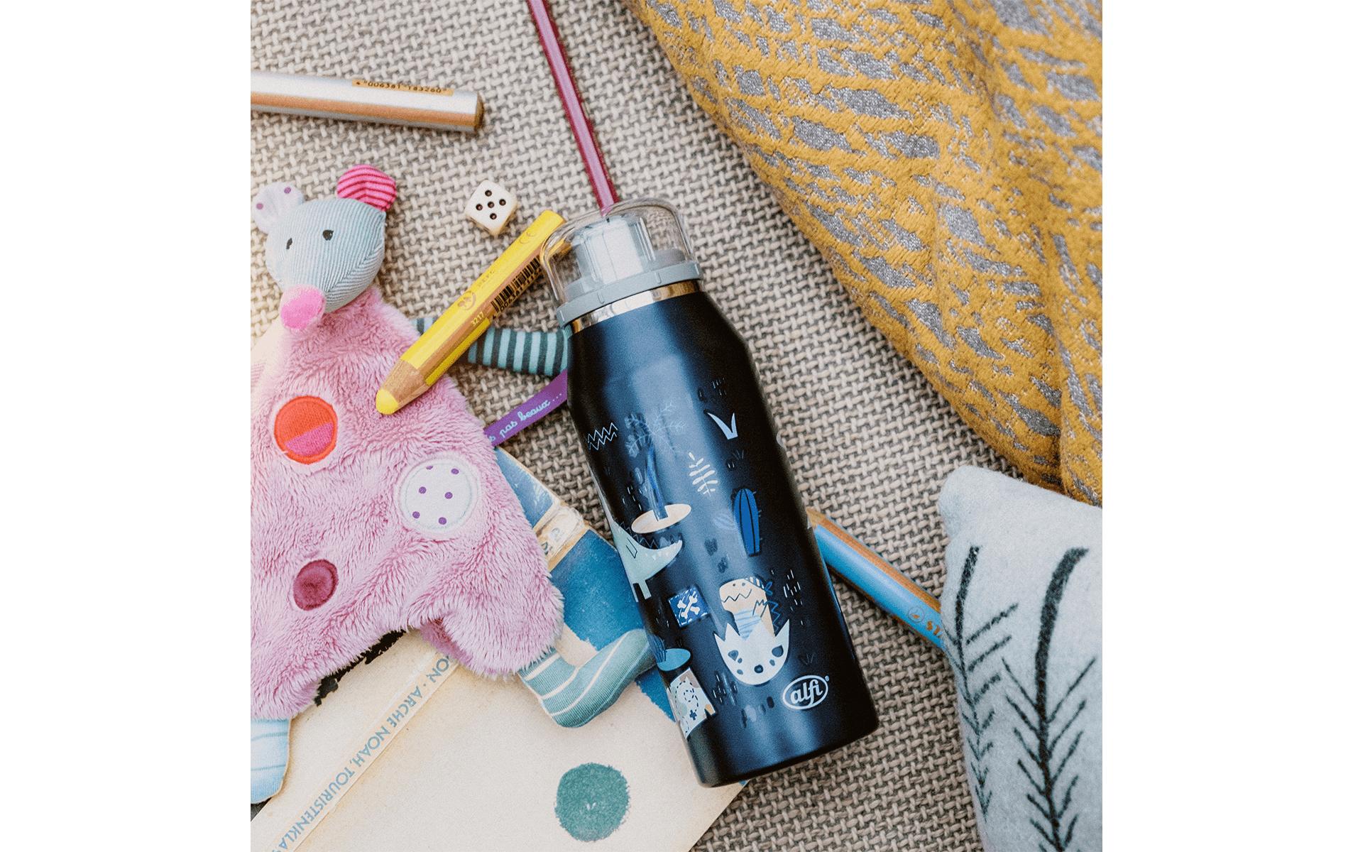 Alfi Thermosflasche Kids Dino Pirates 350 ml, Blau Alfi Thermosflasche Kids Dino Pirates 350 ml, Blau