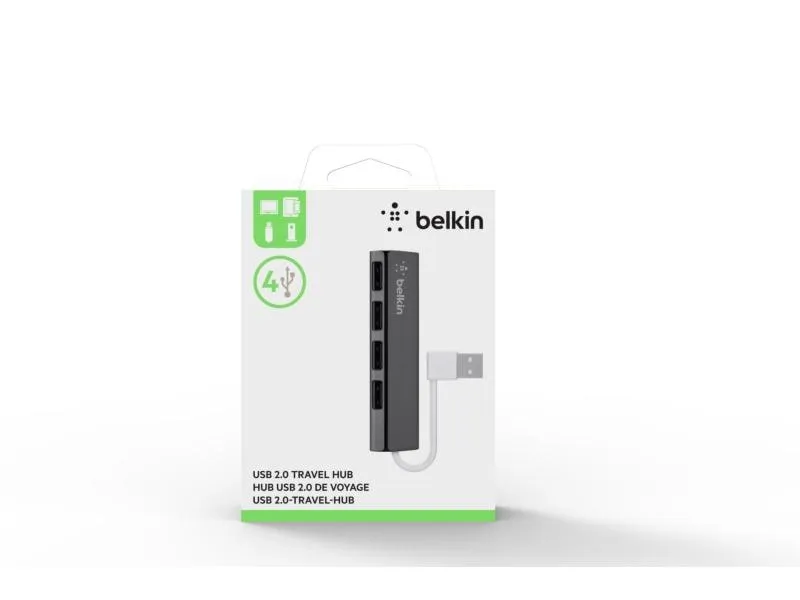 Belkin USB-Hub 4-Port Travel-Hub Belkin USB-Hub 4-Port Travel-Hub