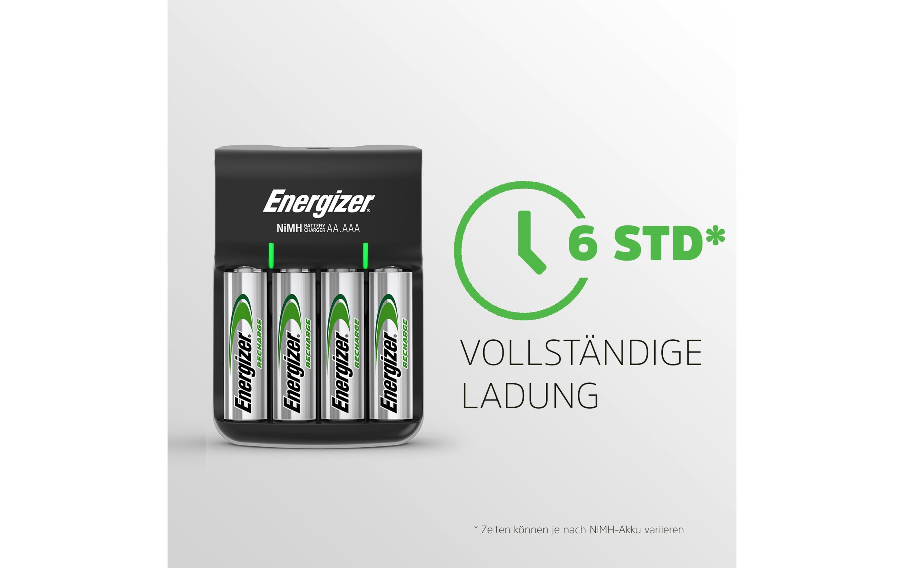 Energizer Ladegerät Base Charger USB inkl. 4x AA 1300 mAh