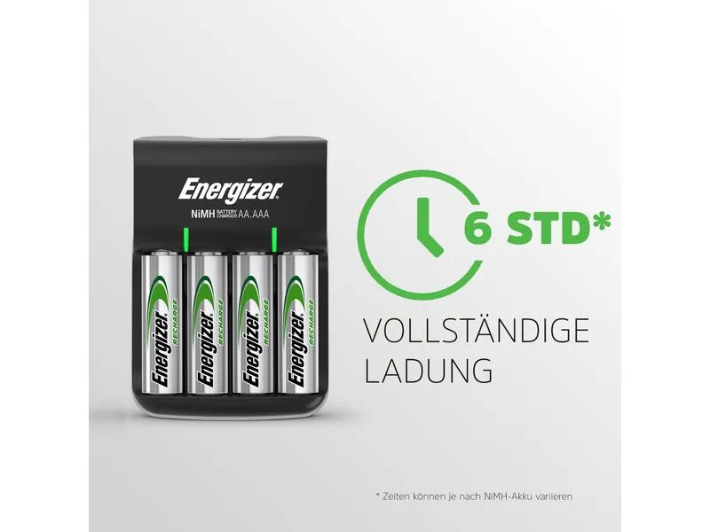 Energizer Ladegerät Base Charger USB inkl. 4x AA 1300 mAh Energizer Ladegerät Base Charger USB inkl. 4x AA 1300 mAh