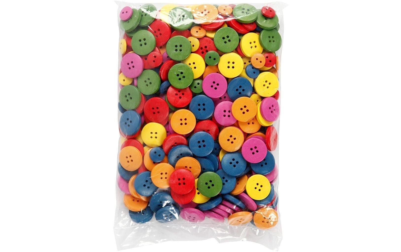 Creativ Company Knöpfe-Mix 12-20 mm, Mehrfarbig, 360 Stück Creativ Company Knöpfe-Mix 12-20 mm, Mehrfarbig, 360 Stück