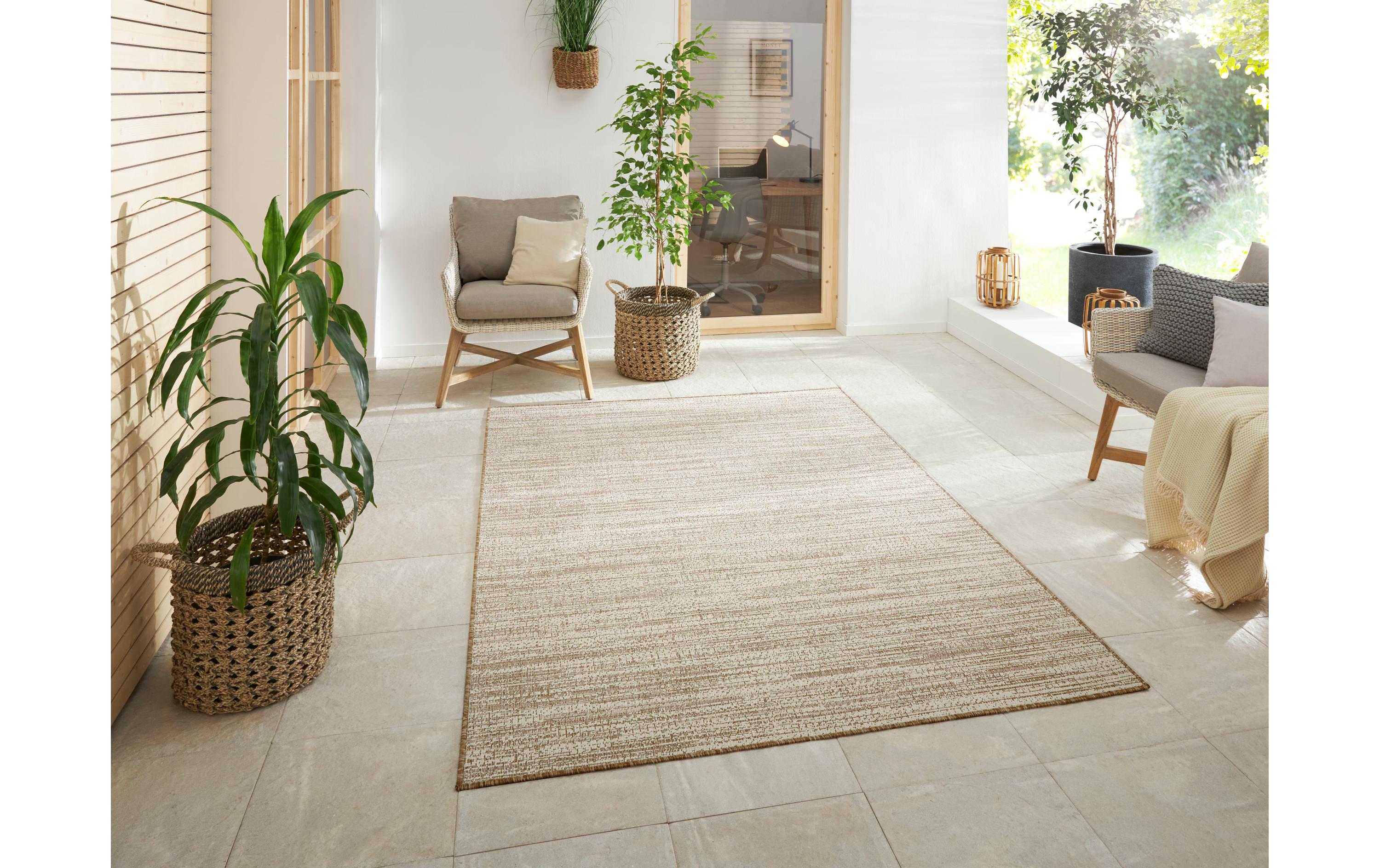 Elle Decoration Teppich Melange 80 x 150 cm, Linen