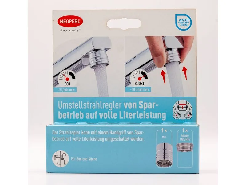 NEOPERL Umstellstrahlregler Sparbetrieb M22/M24, 5/10 L/MIN NEOPERL Umstellstrahlregler Sparbetrieb M22/M24, 5/10 L/MIN