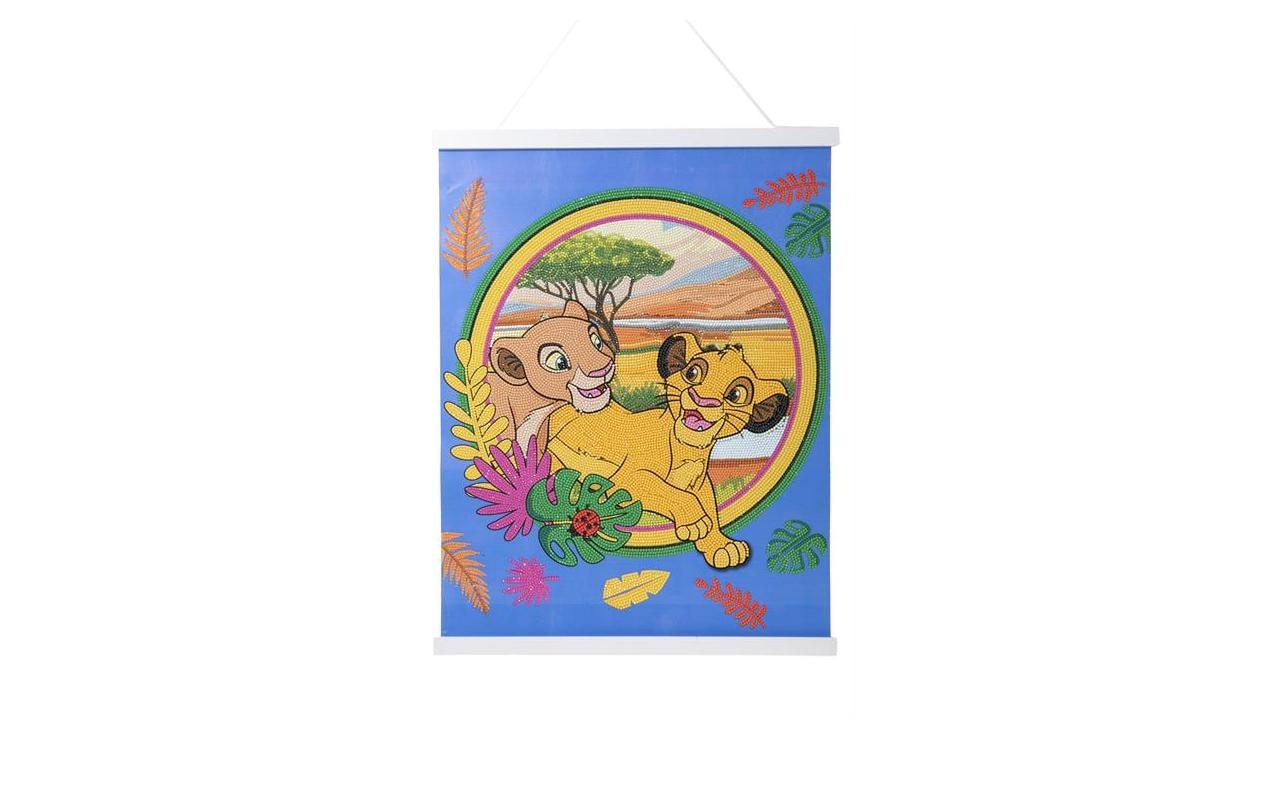 CRAFT Buddy Bastelset Lion King Crystal Art Scroll 40 x 50 cm CRAFT Buddy Bastelset Lion King Crystal Art Scroll 40 x 50 cm