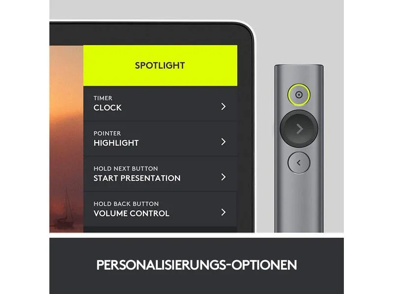 Logitech Presenter Spotlight Schiefergrau Logitech Presenter Spotlight Schiefergrau