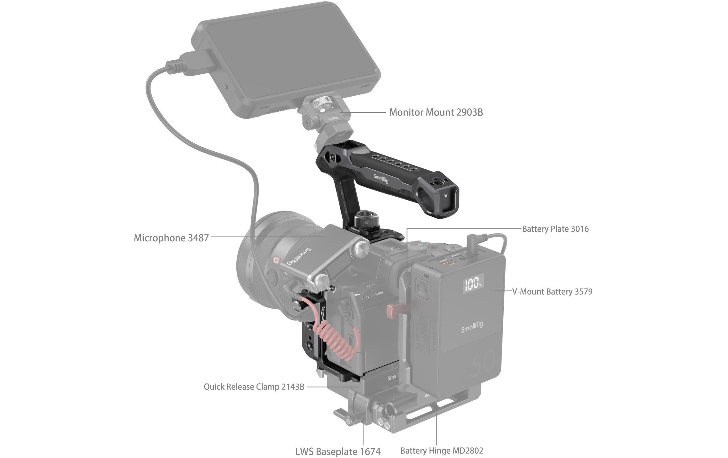 Smallrig Cage «Rhinoceros» Basic Kit für 7R V / 7 IV / 7S III
