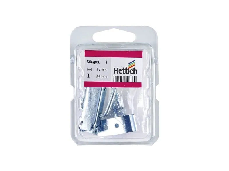 HETTICH Kistenverschluss Stahl verzinkt 13 x 56 mm