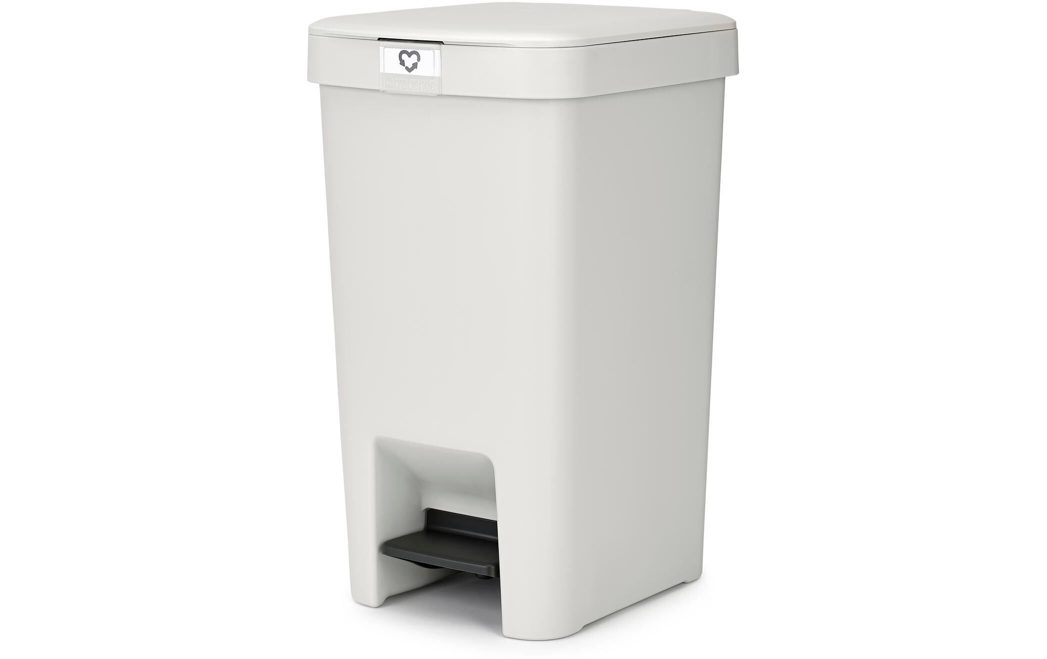 Brabantia Recyclingbehälter StepUp 16 l, Hellgrau