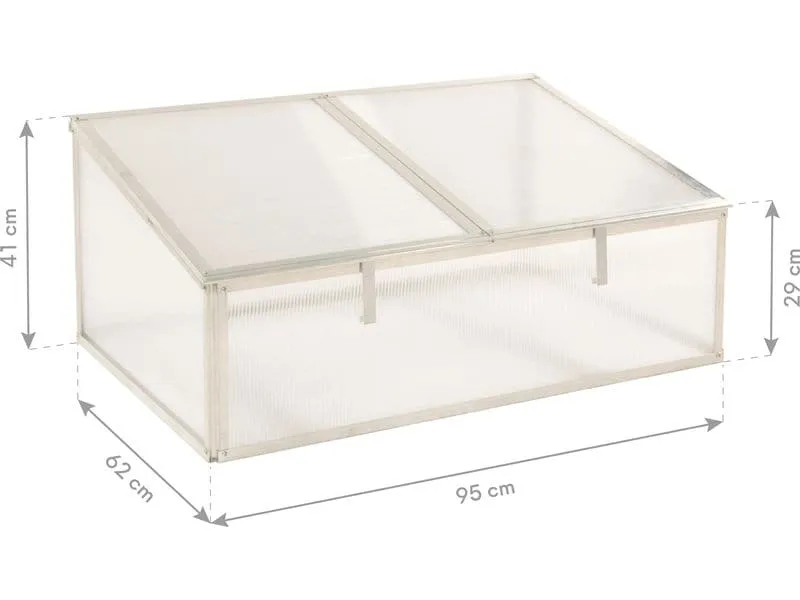 WESTMANN Genus 100 Frühbeetaufsatz 62 x 95 x 41 cm WESTMANN Genus 100 Frühbeetaufsatz 62 x 95 x 41 cm