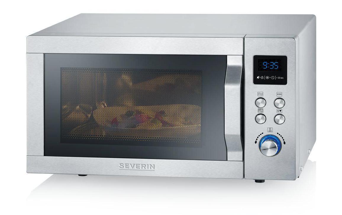 Severin Mikrowelle mit Grill MW 7751 Silber