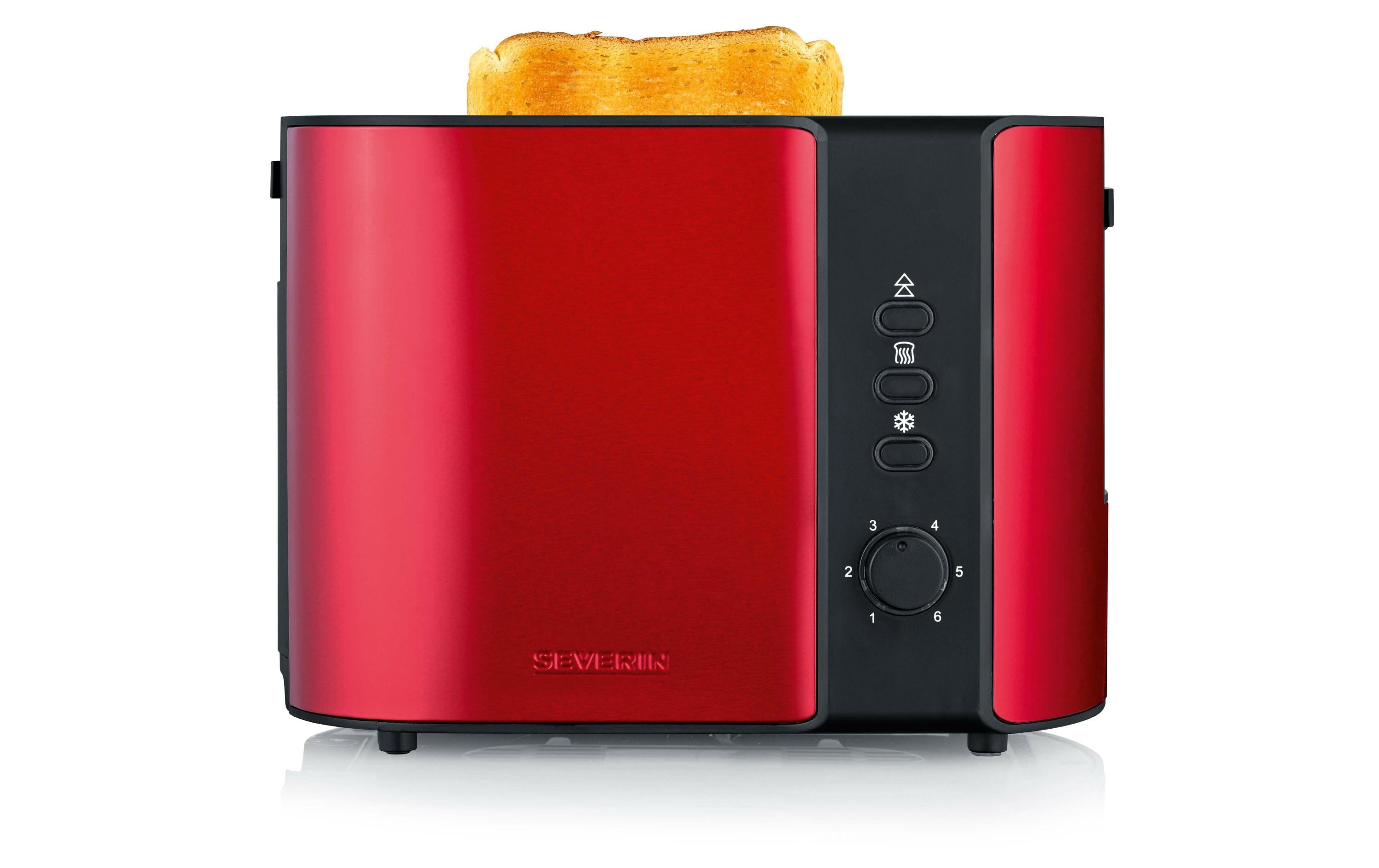 Severin Toaster AT 2217 Rot/Schwarz