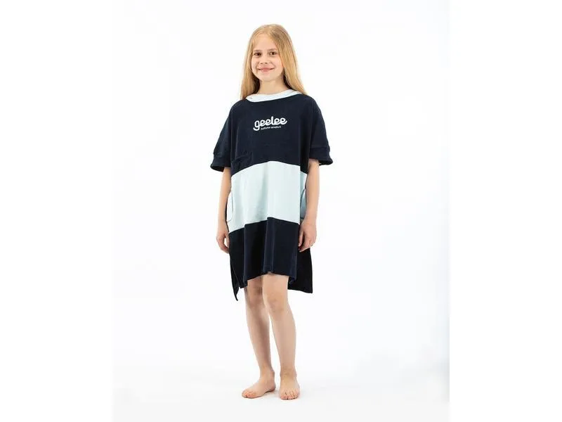 Switcher Badeponcho für Kids Geelee Beach Marine/Angelite