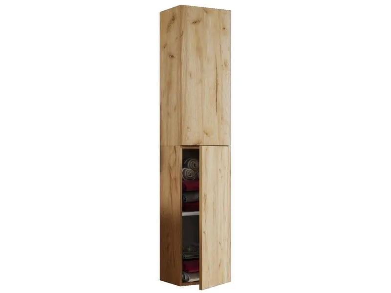 VCM Badezimmerregal Lendas 33 x 150 cm, Braun