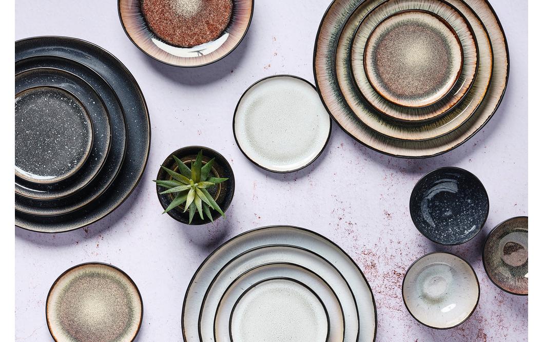 Björn Speise-Service Iris Elfenbeinweiss, 18-teilig