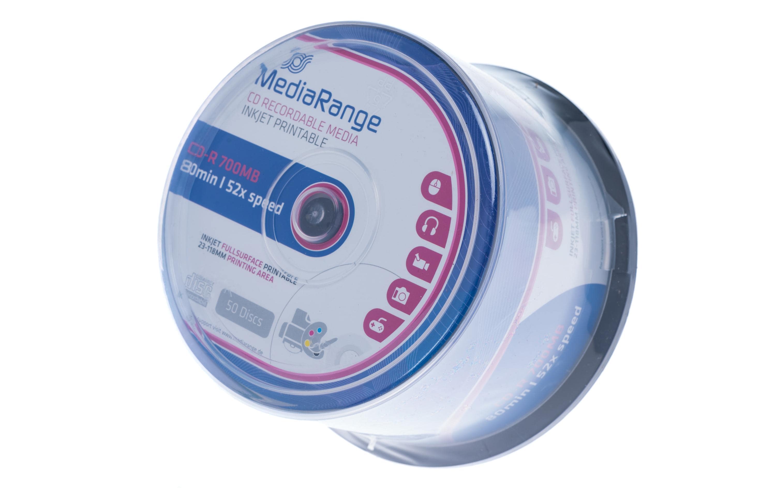MediaRange CD-R Medien 700 MB, Spindel (50 Stück) MediaRange CD-R Medien 700 MB, Spindel (50 Stück)