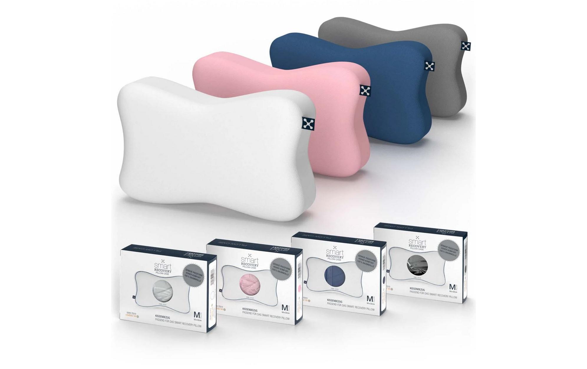 Smartsleep Kopfkissenbezug Recovery M 50 x 32 x 11.5 cm, Grau