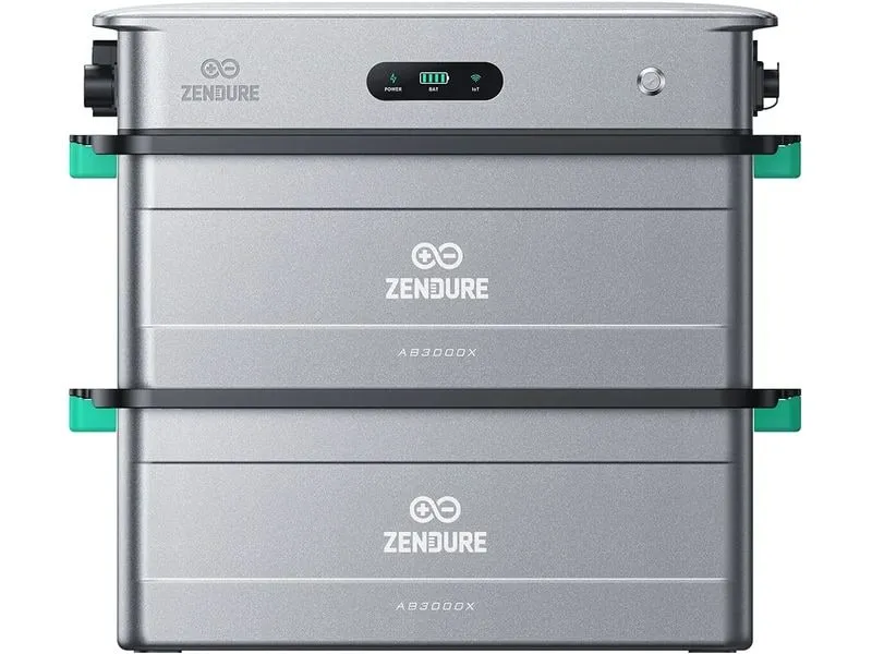 Zendure Kit SolarFlow 2400 AC 5.76 kWh mit 2x Erw. Batterie AB3000X