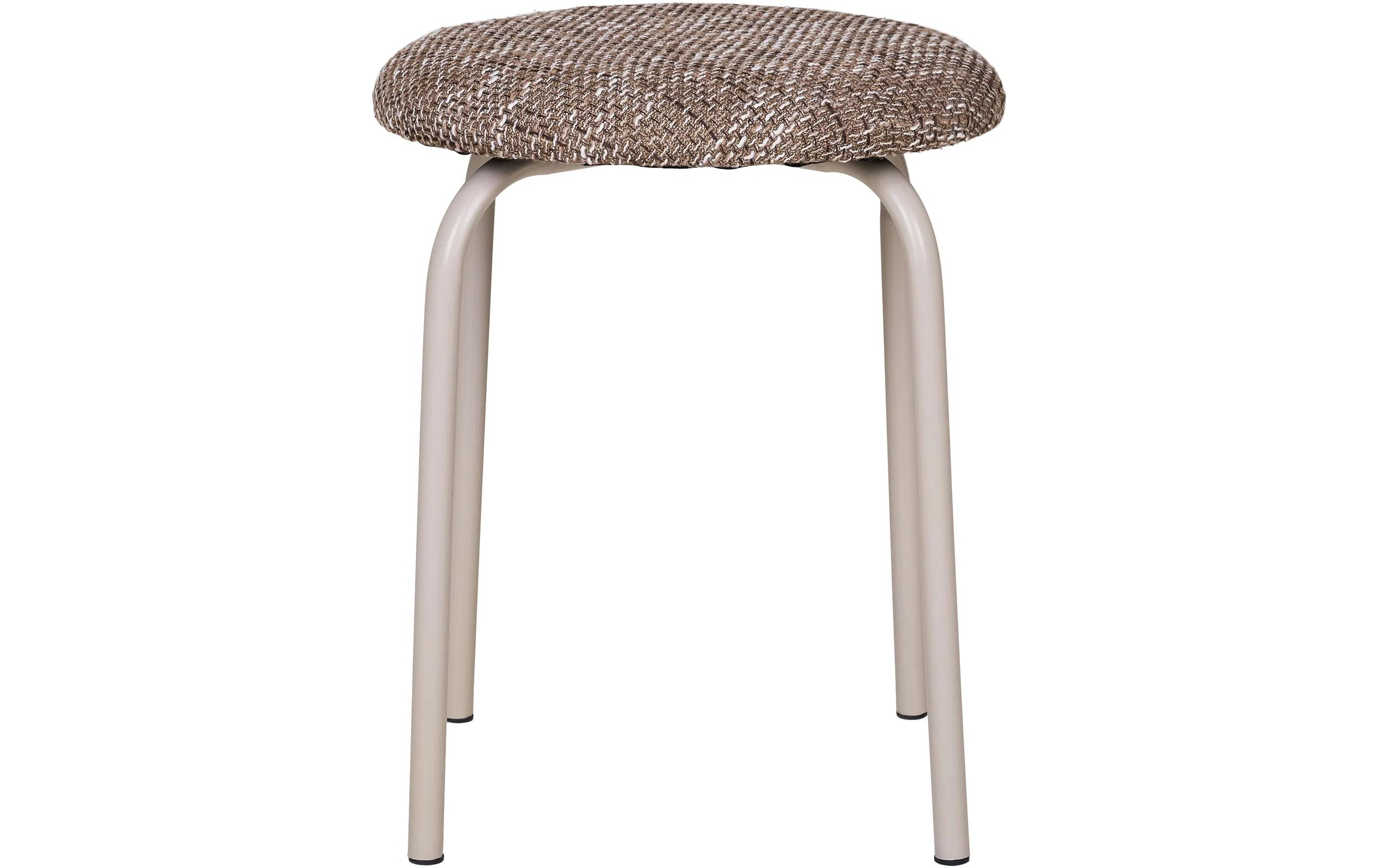 House Nordic Hocker Asmara Stahl, Braun