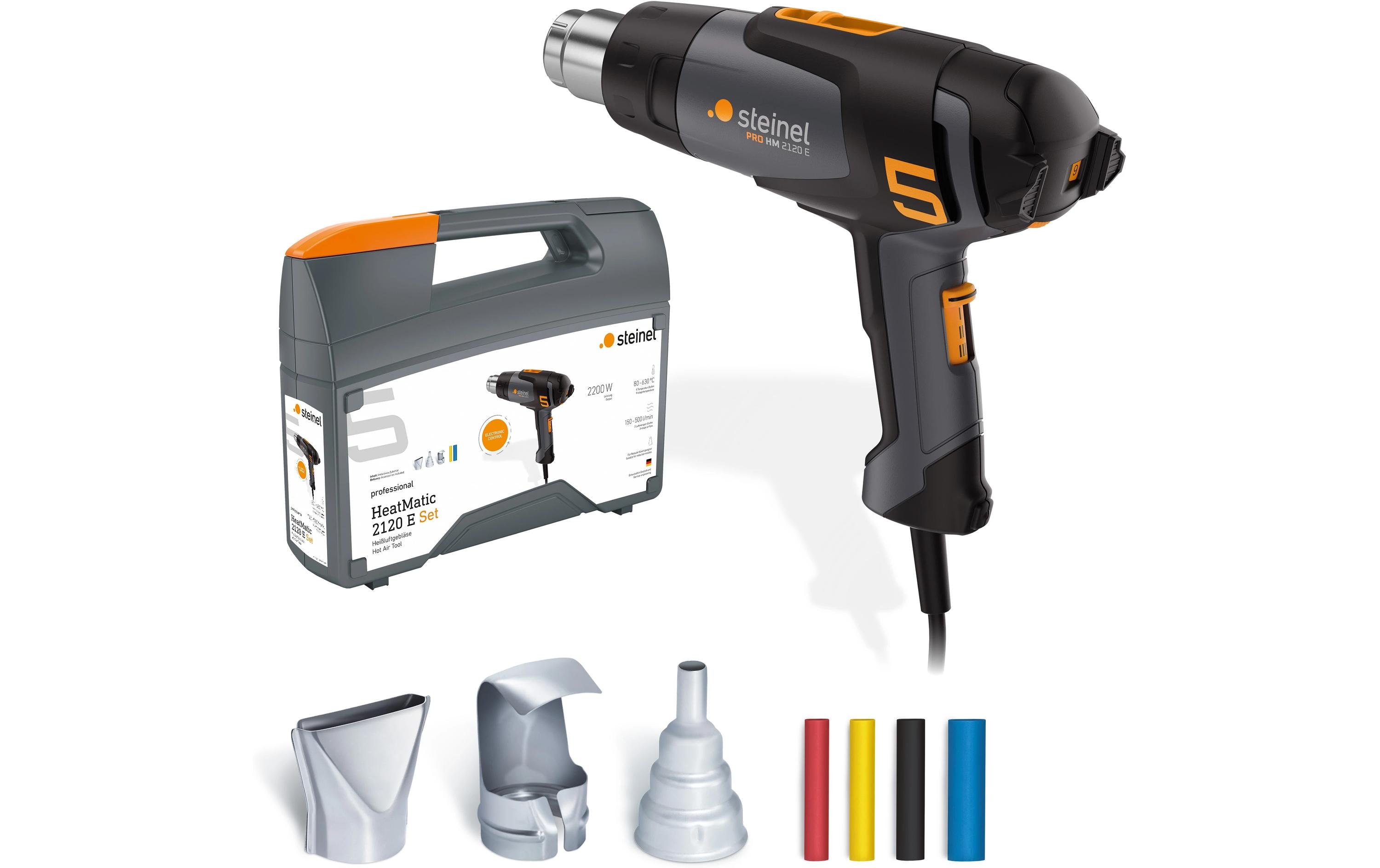 Steinel Heissluftgebläse HM 2120 E Koffer Set