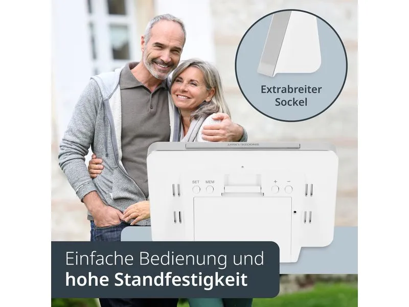 ADE Wetterstation mit Funk-Aussensensor Weiss ADE Wetterstation mit Funk-Aussensensor Weiss