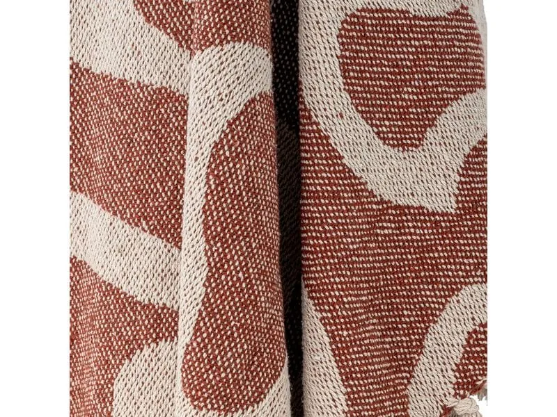Bloomingville Decke Salobre 160 x 130 cm, Braun/Weiss Bloomingville Decke Salobre 160 x 130 cm, Braun/Weiss