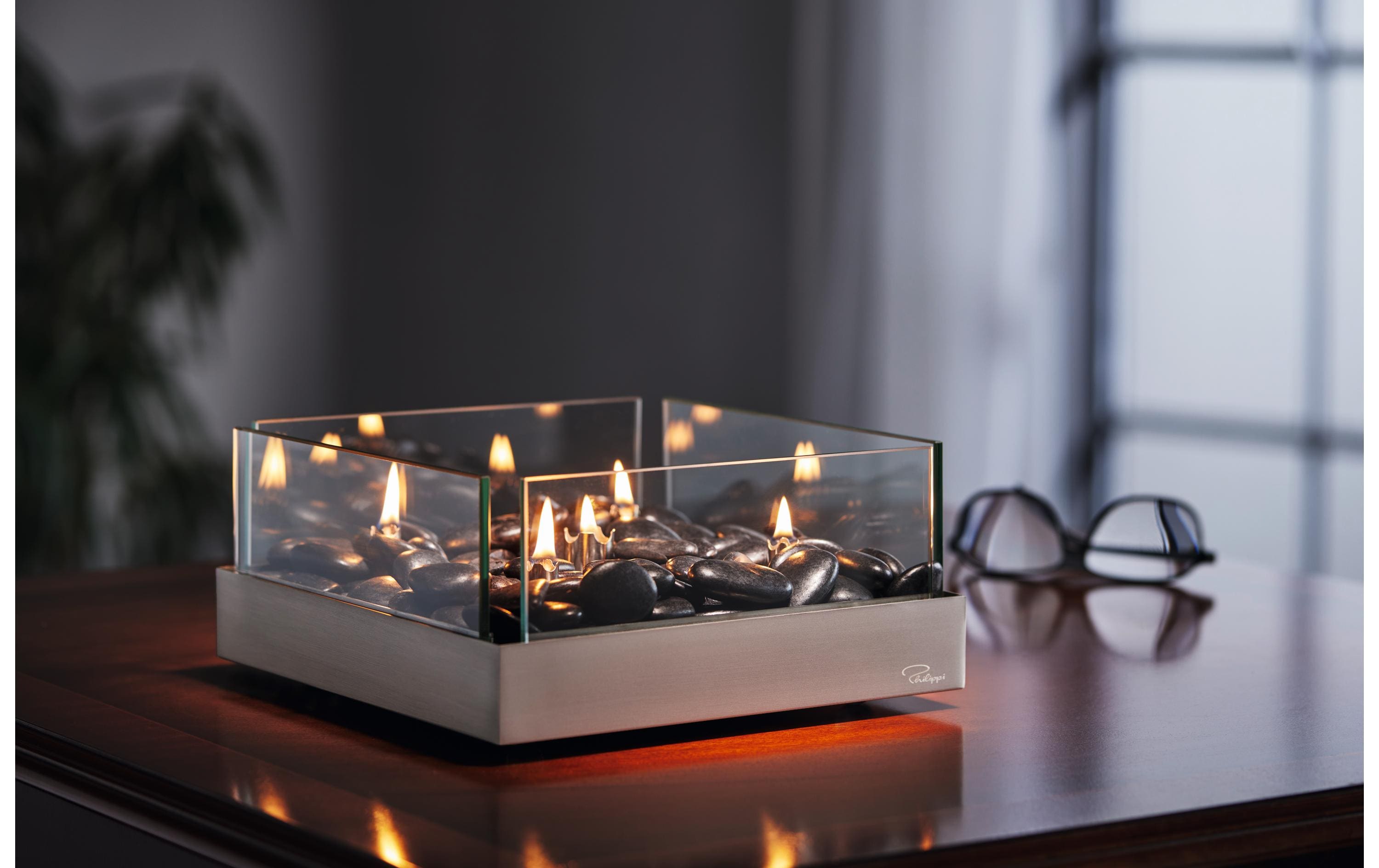 Philippi Tischfeuer Fireplace 23 x 10 cm, Glas