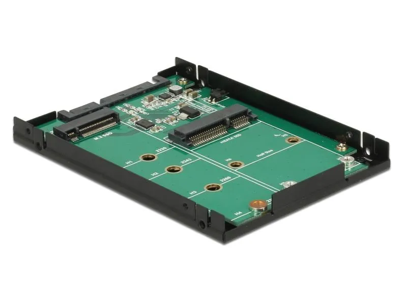 Delock Konverter 2.5″ M.2 / mSATA zu SATA Adapter Delock Konverter 2.5″ M.2 / mSATA zu SATA Adapter
