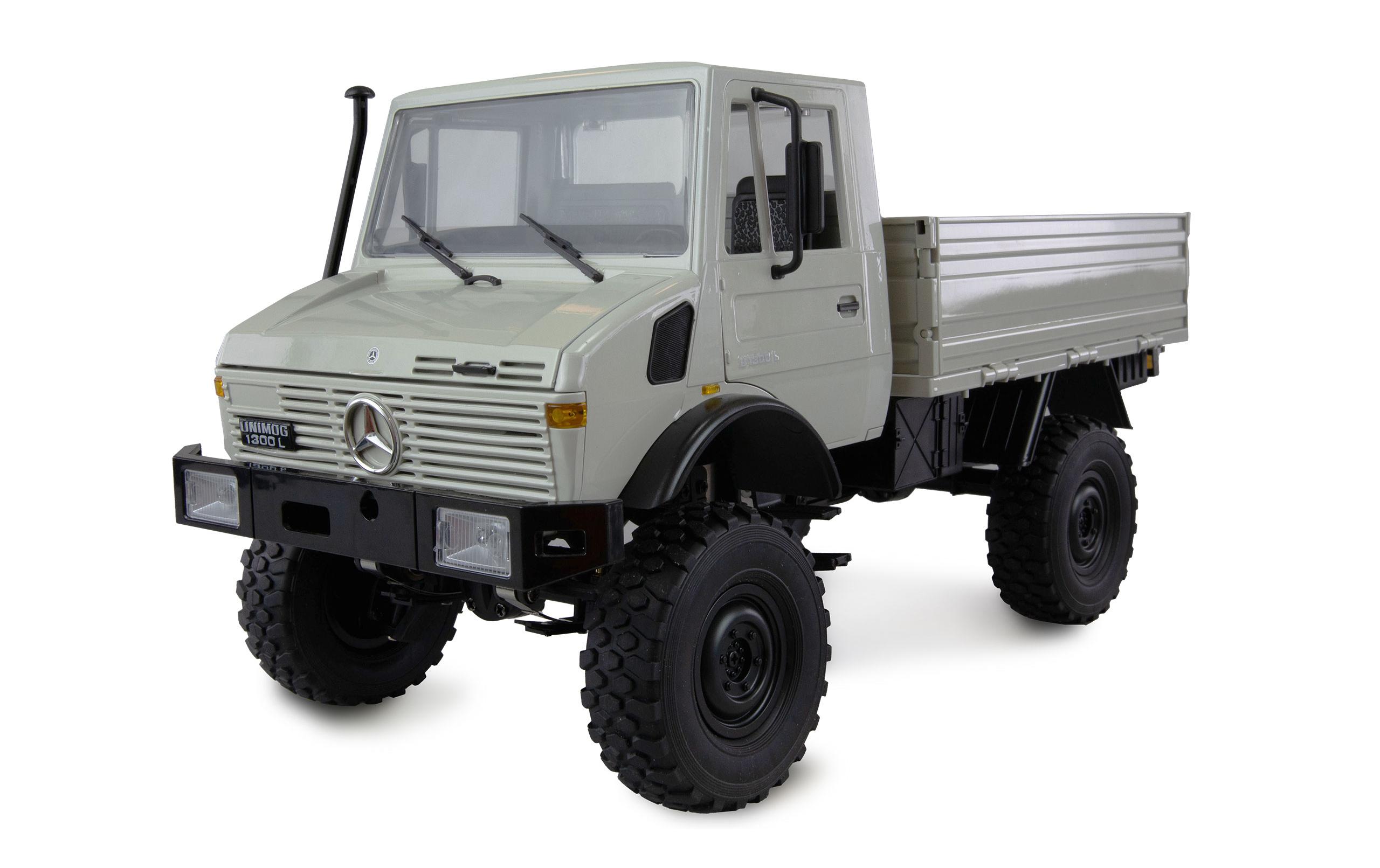 Amewi Mercedes-Benz Unimog Basic 4WD Hellgrau, RTR, 1:12 Amewi Mercedes-Benz Unimog Basic 4WD Hellgrau, RTR, 1:12