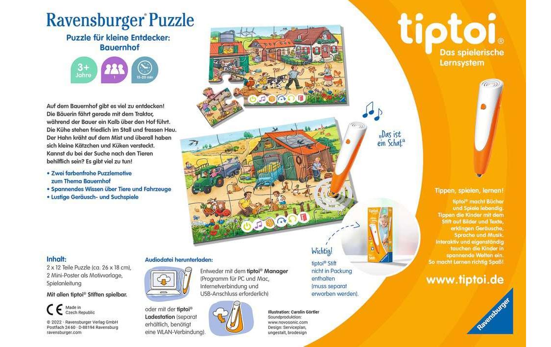 tiptoi Puzzle Bauernhof