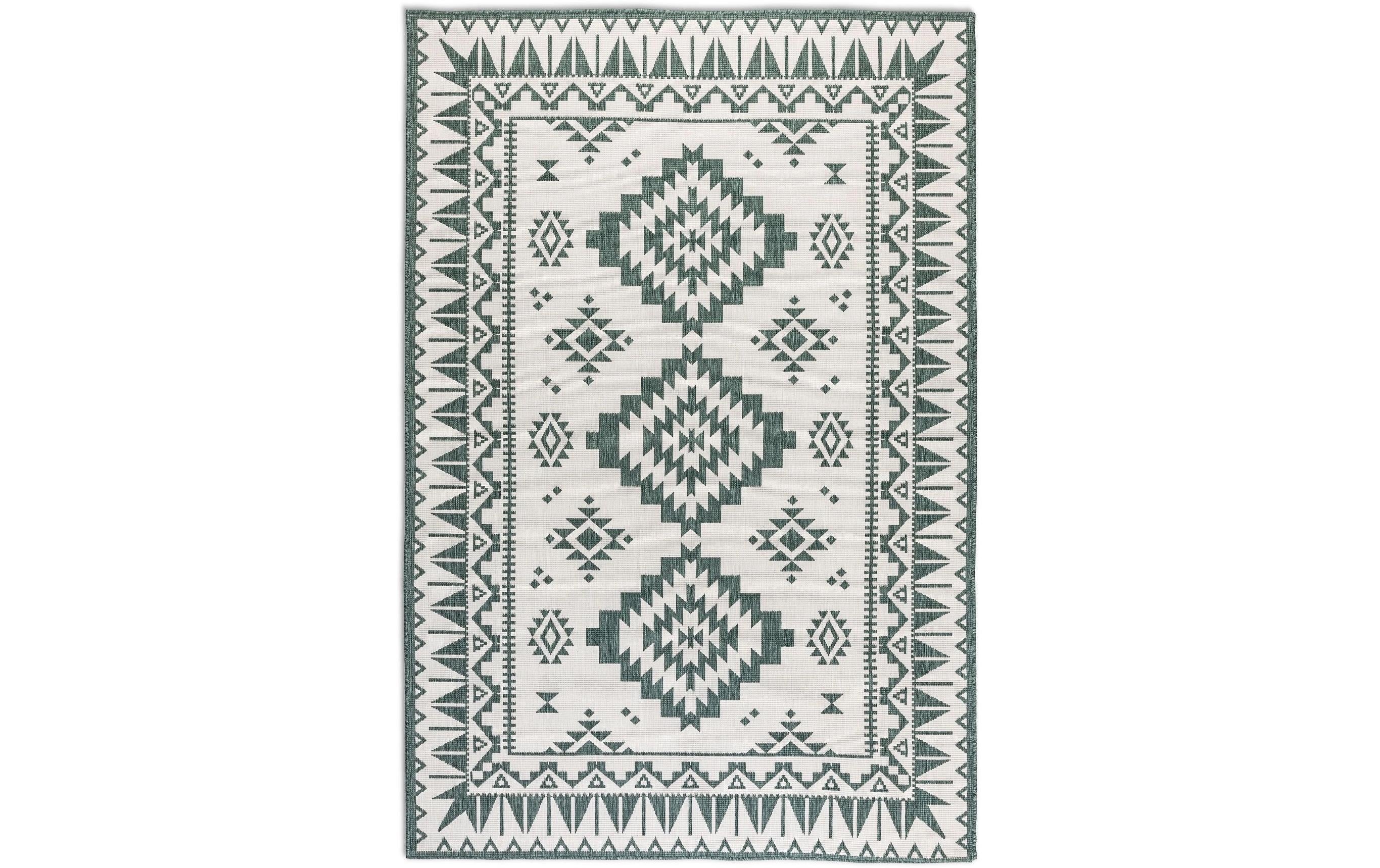 Elle Decoration Teppich Dynamic 160 x 230 cm, Green