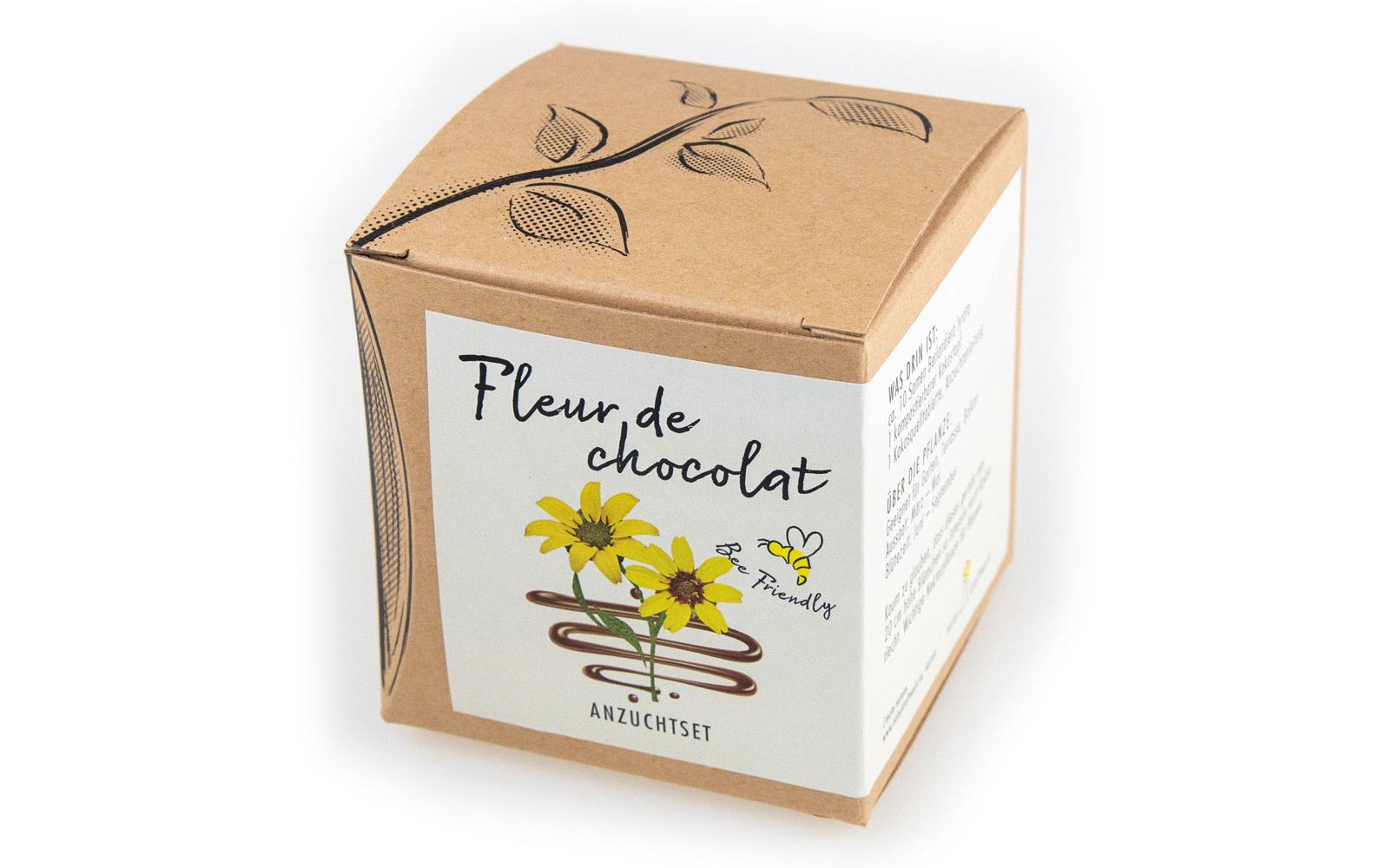 Naturkraftwerk Anzuchtset Fleur de chocolat, mit Schokoladenblume