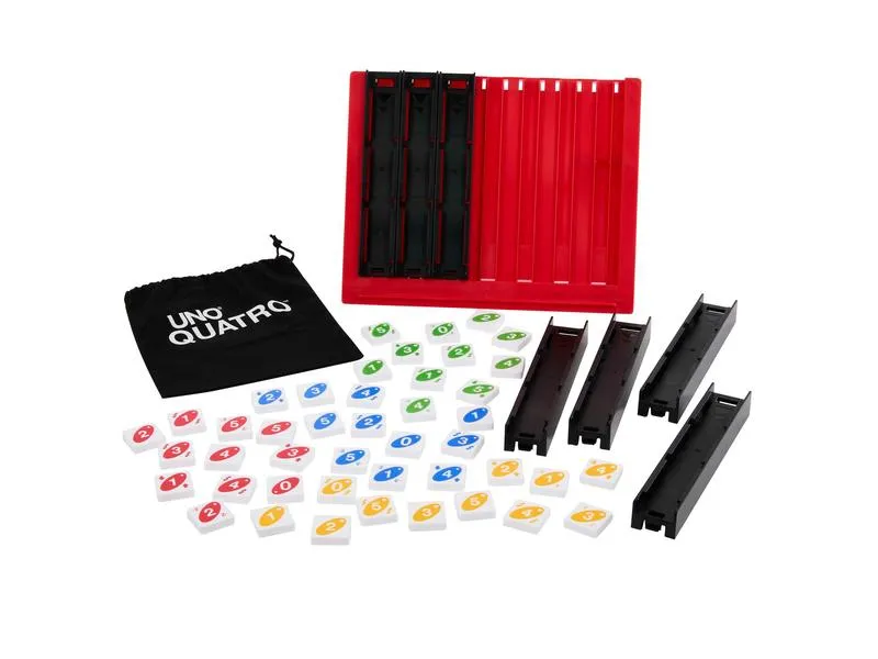 Mattel Spiele Familienspiel UNO Quatro Mattel Spiele Familienspiel UNO Quatro