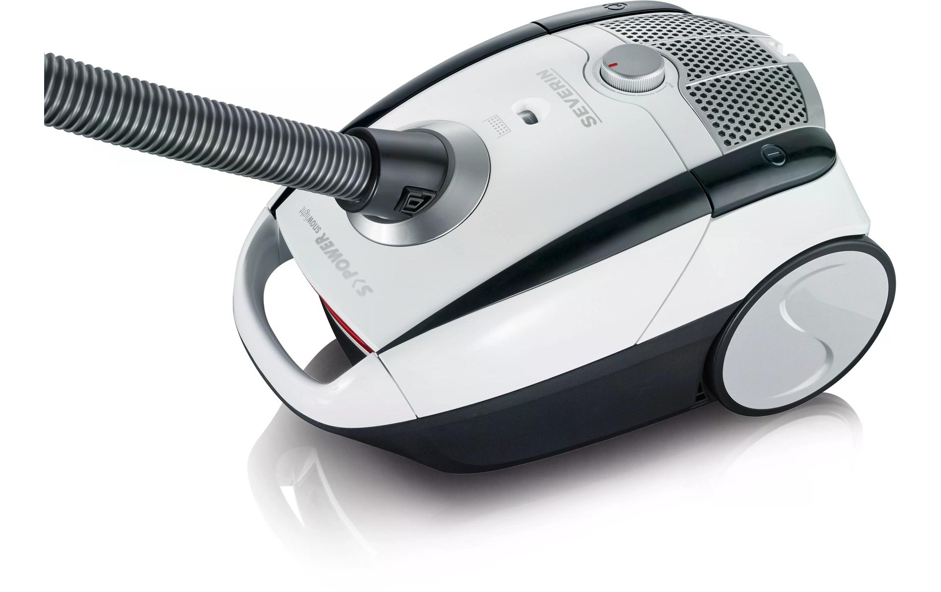 Severin Bodenstaubsauger BC7035 S'POWER snowlight Grau/Weiss
