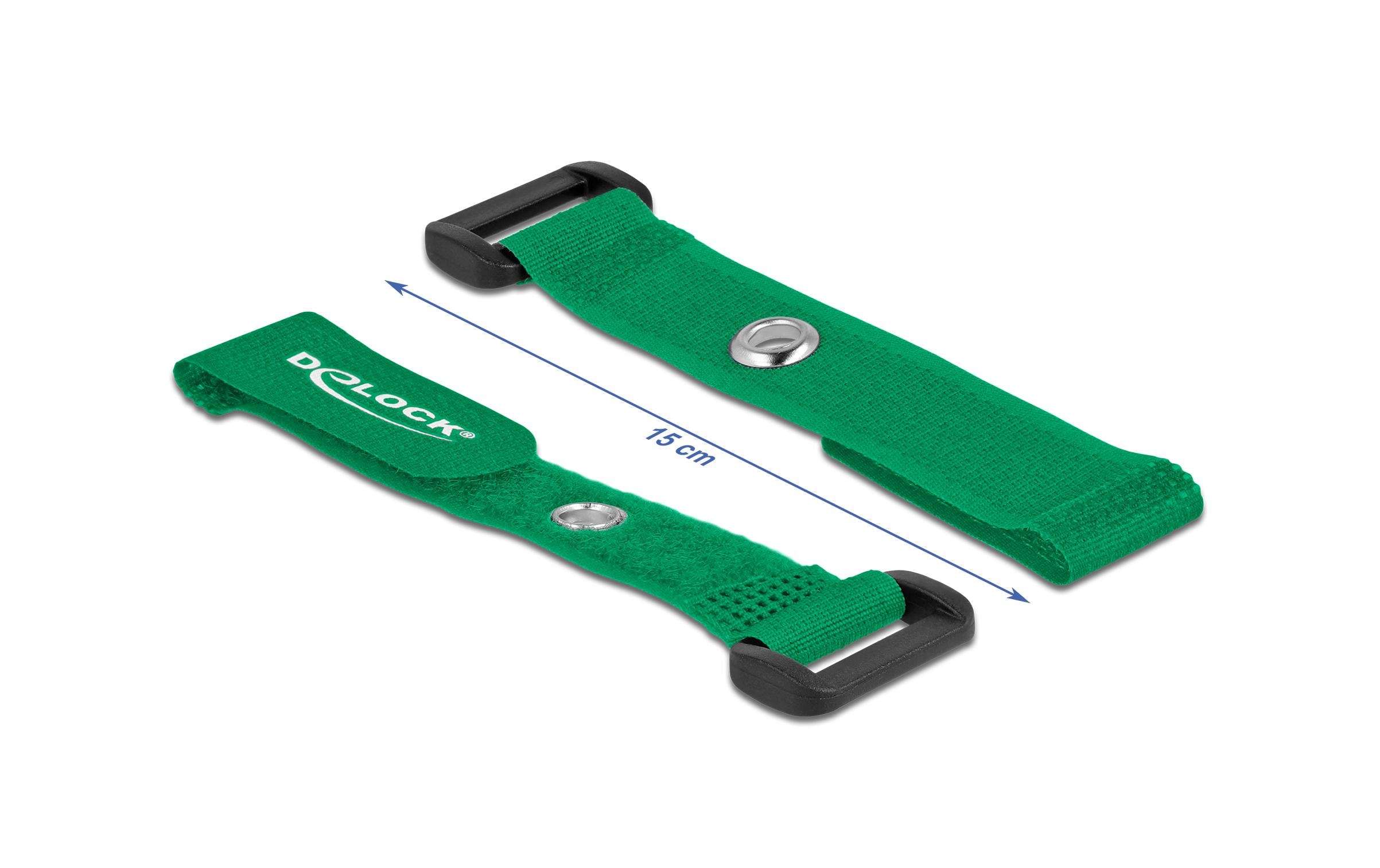 Delock Klettkabelbinder Grün 150 mm x 20 mm 5 Stück Delock Klettkabelbinder Grün 150 mm x 20 mm 5 Stück