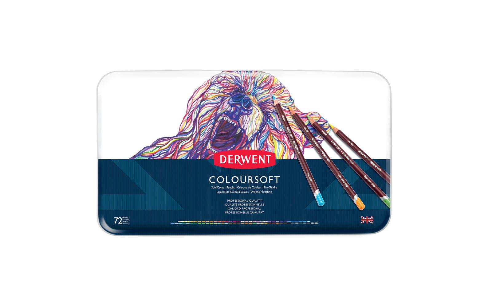 Derwent Coloursoft Buntstifte, mehrfarbig, 72-teilig Derwent Coloursoft Buntstifte, mehrfarbig, 72-teilig