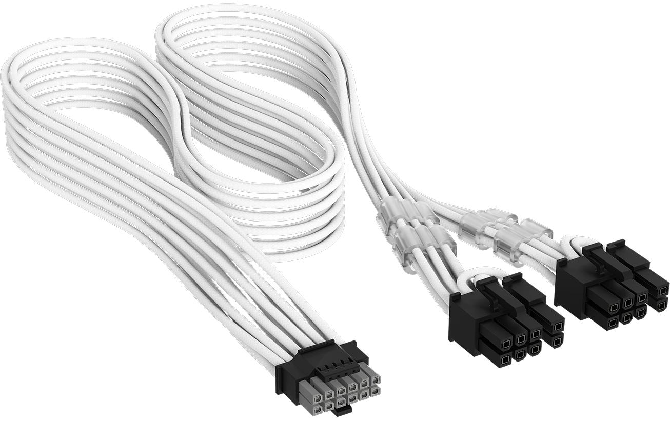 Corsair Stromkabel PCIe 12V-2x6 auf 2x 8-Pin 65 cm Corsair Stromkabel PCIe 12V-2x6 auf 2x 8-Pin 65 cm