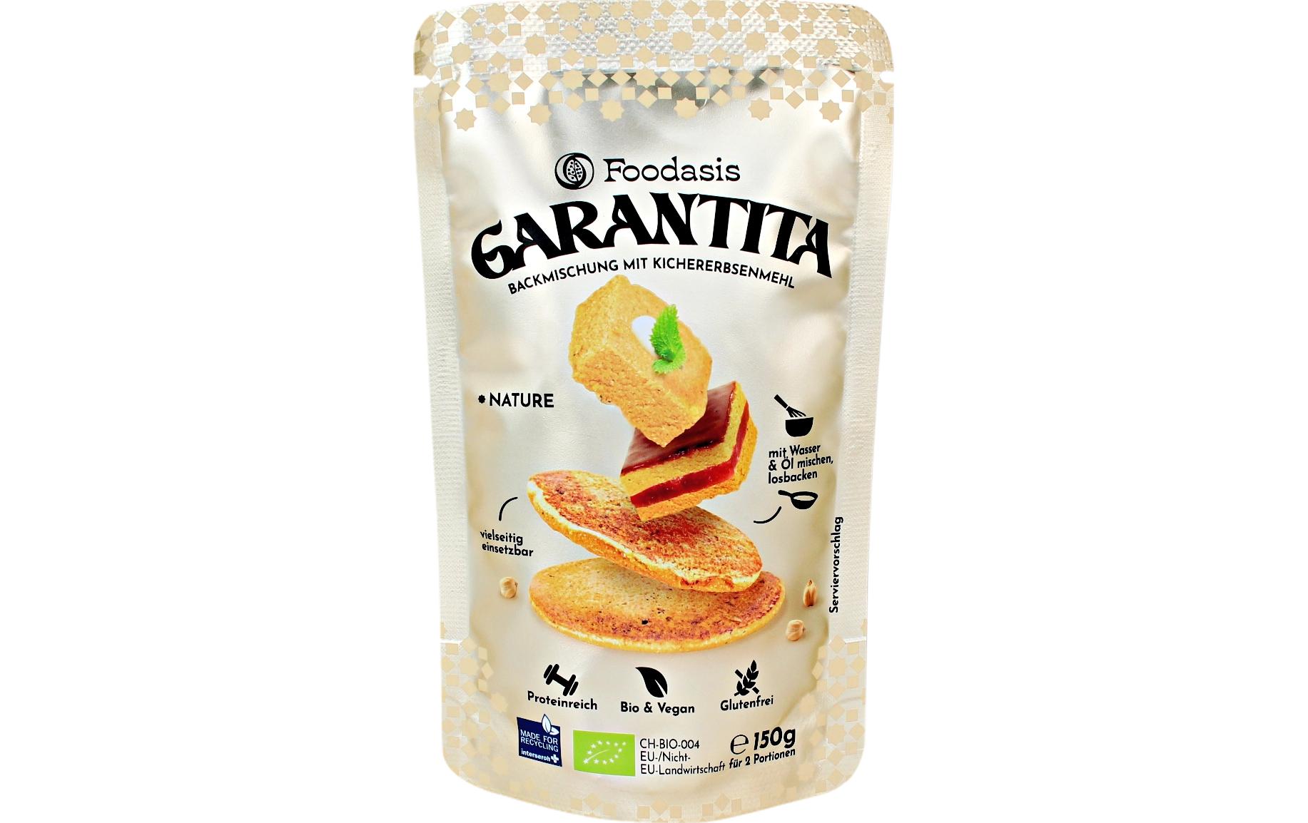 Foodasis GmbH Backmischung Bio Garantita Nature 150 g Foodasis GmbH Backmischung Bio Garantita Nature 150 g
