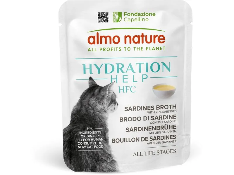Almo Nature HFC Hydration mit Sardinen und Brühe 24 x 50 g Almo Nature HFC Hydration mit Sardinen und Brühe 24 x 50 g
