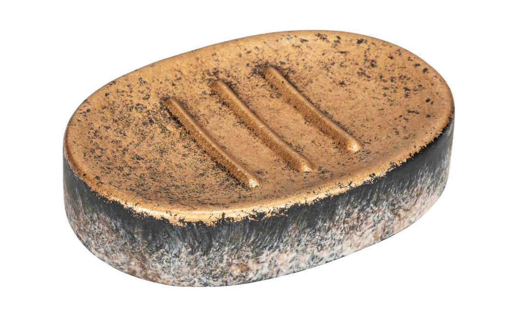 Wenko Seifenschale Lacona Gold/Grau/Schwarz Wenko Seifenschale Lacona Gold/Grau/Schwarz