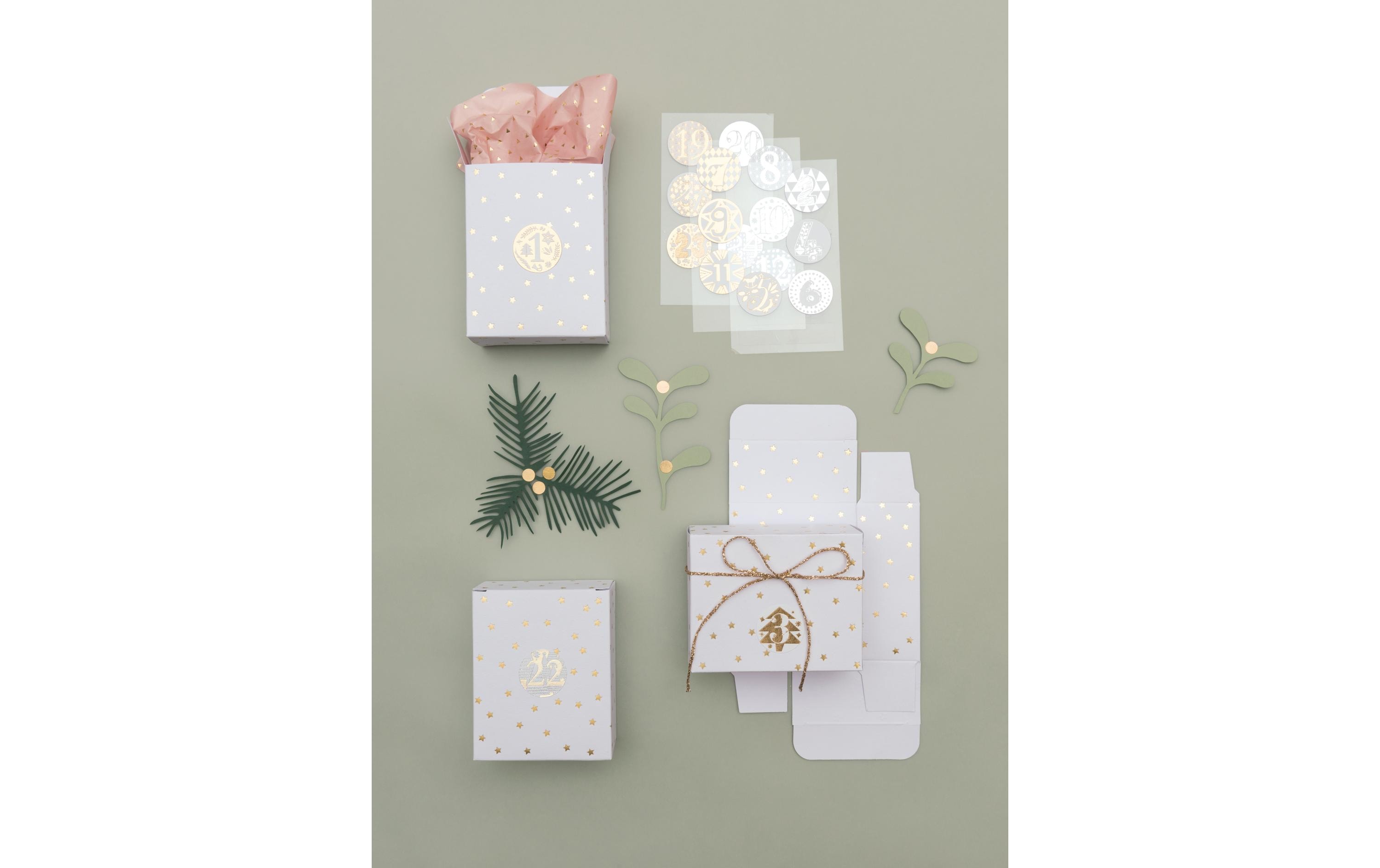 Rico Design Adventskalender Stars Boxen