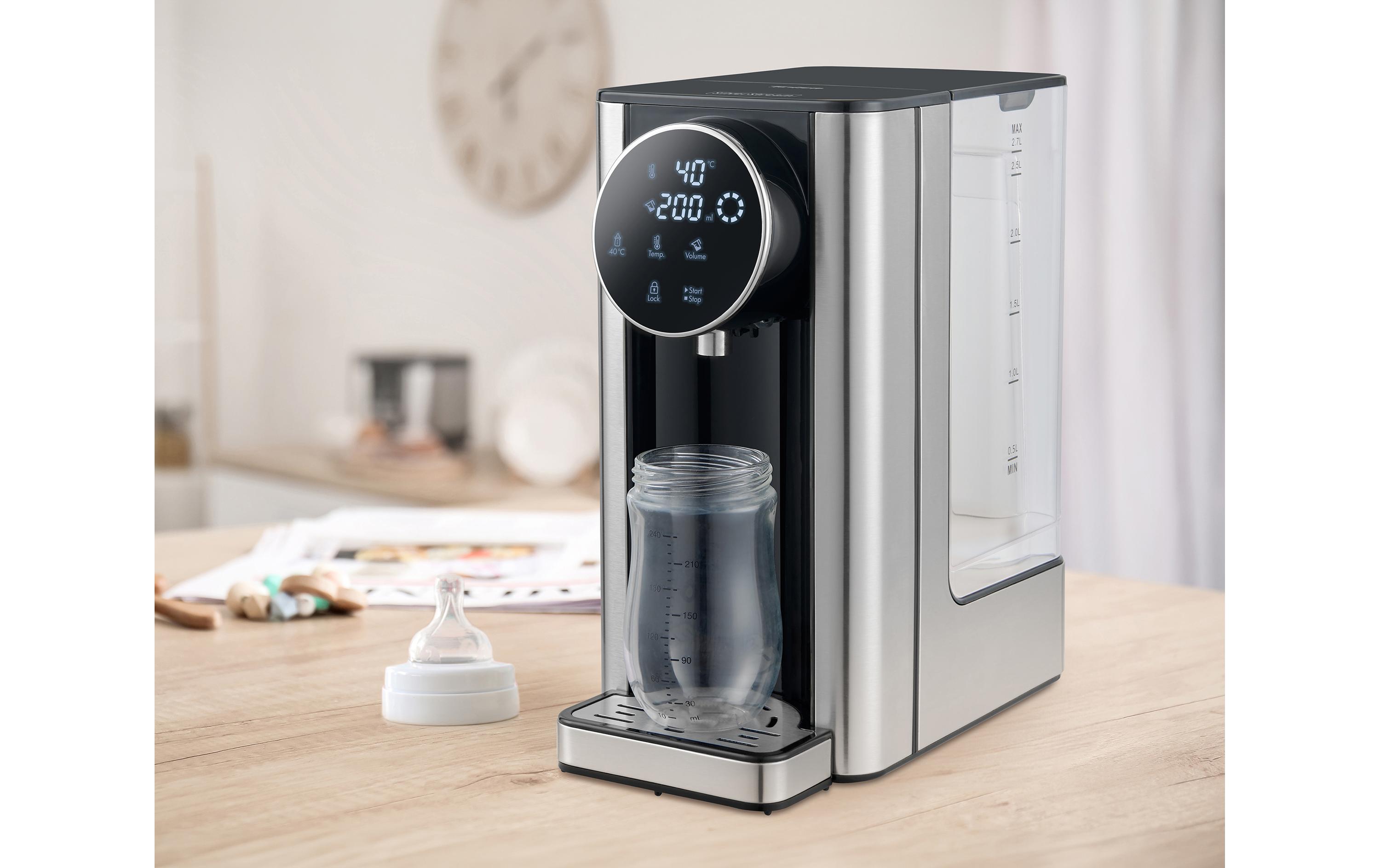 Trisa Heisswasserspender Silver Stream 2.7 l, Schwarz/Silber Trisa Heisswasserspender Silver Stream 2.7 l, Schwarz/Silber