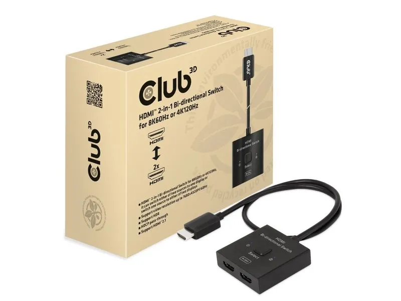 Club 3D 2-Port Signalsplitter CSV-1384