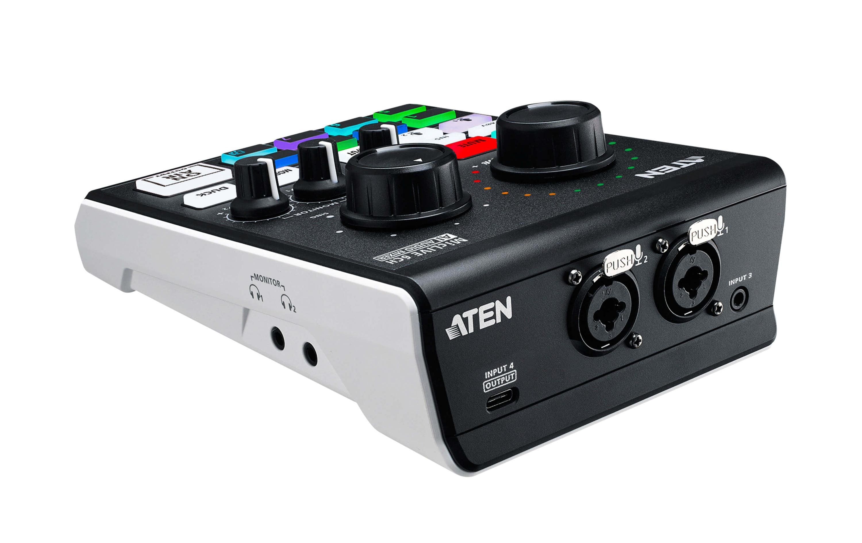 Aten Mischpult UC8000 MicLive 6CH Audio Mixer