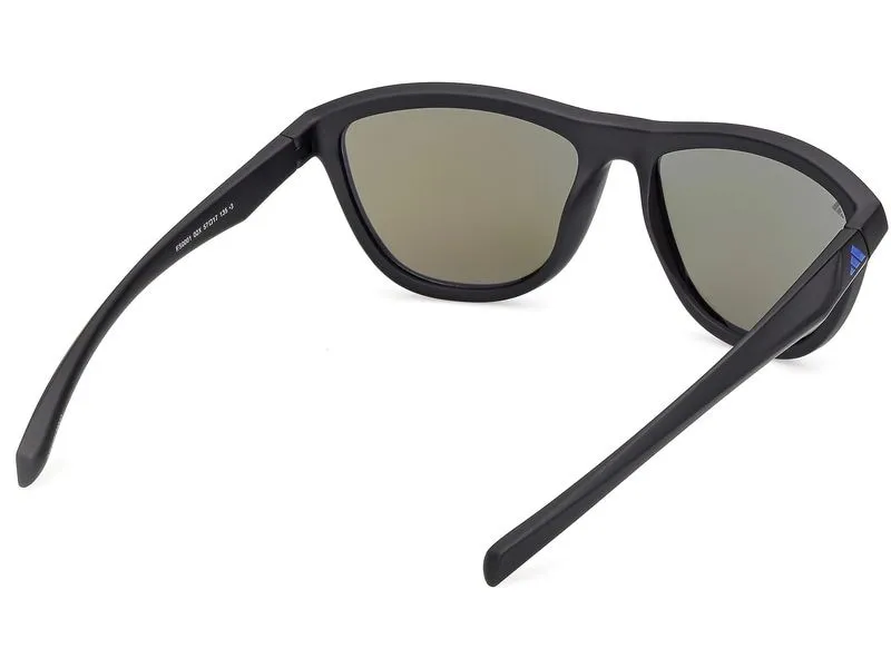 adidas ES0001 Sport Sonnenbrille Matte Black, Blue