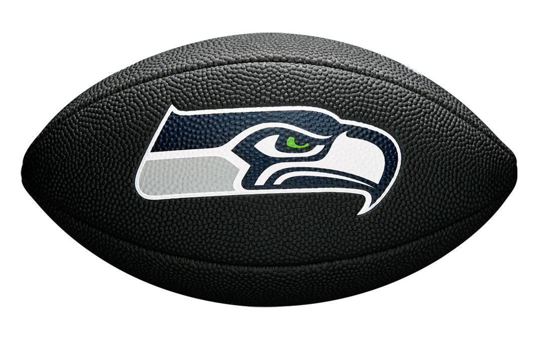 Wilson Football NFL Soft-Touch Mini Seattle Seahawks Schwarz
