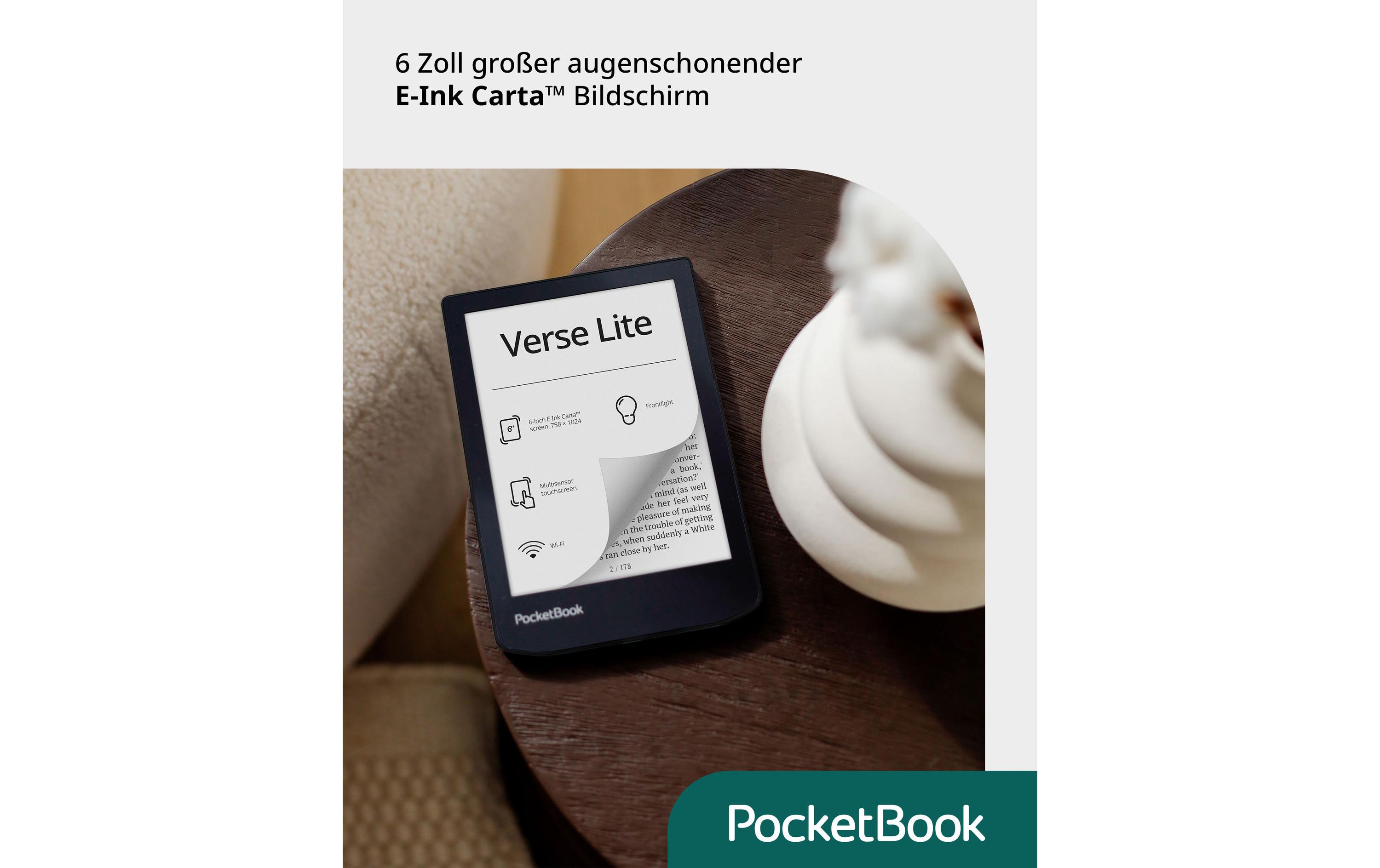PocketBook E-Book Reader Verse Lite Midnight Grey