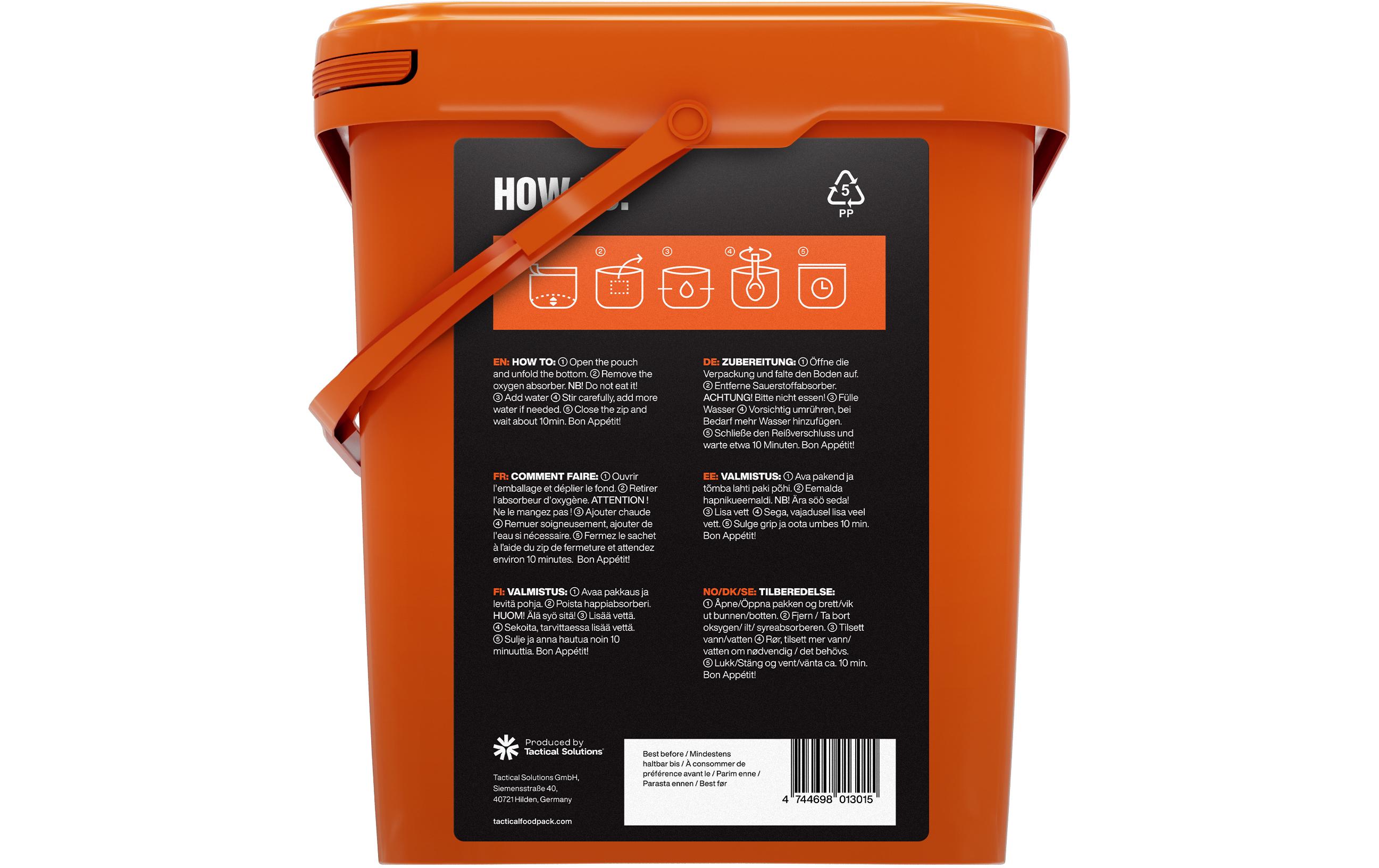 Tactical Foodpack Hauptgericht Survival Pack Mike Tactical Foodpack Hauptgericht Survival Pack Mike